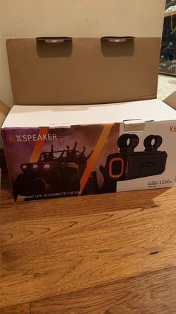 Brand New KSPEAKER K66 1200W Ultra Bass Bluetooth UTV/ATV Speaker