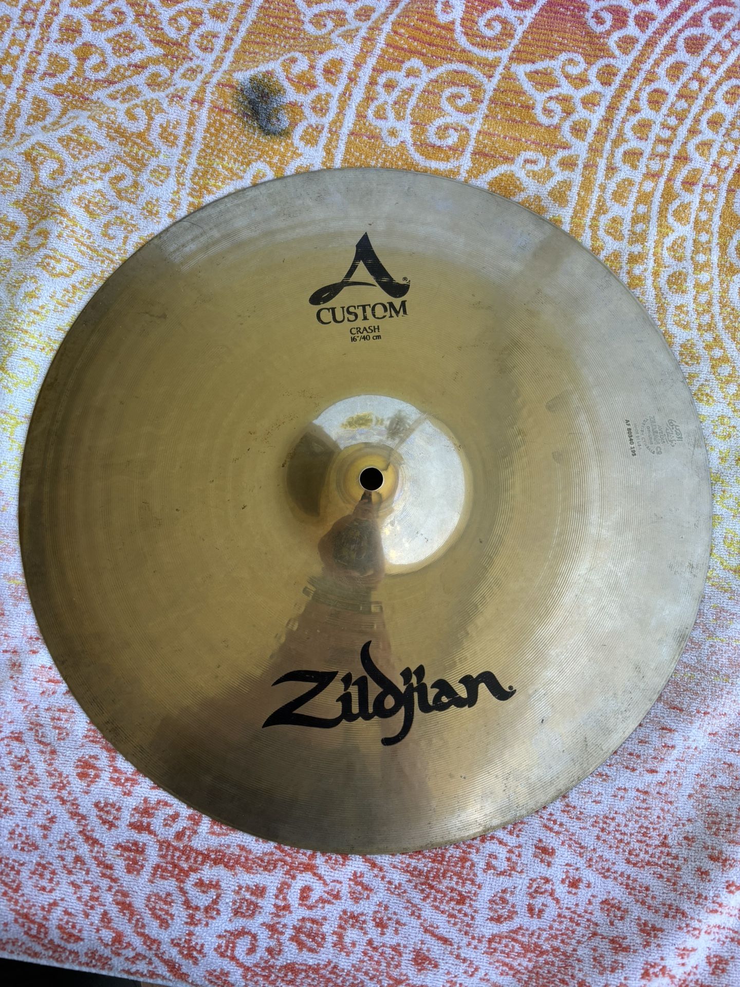 Zildjian A Custom 16” Crash Cymbal