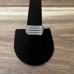 Brand New Sterling 925 Silver Cz Ring 