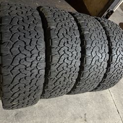 275/70r18 Bfgoodrich Ko2 Tires En Excelentes Condiciones De Vida Las 4