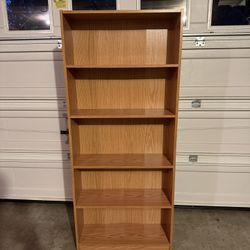 Brown Bookshelf