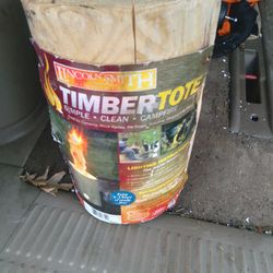 Timber Tote Camping Fire 