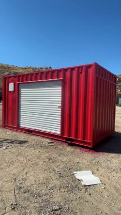 Rollu Up Door 16ft storage container