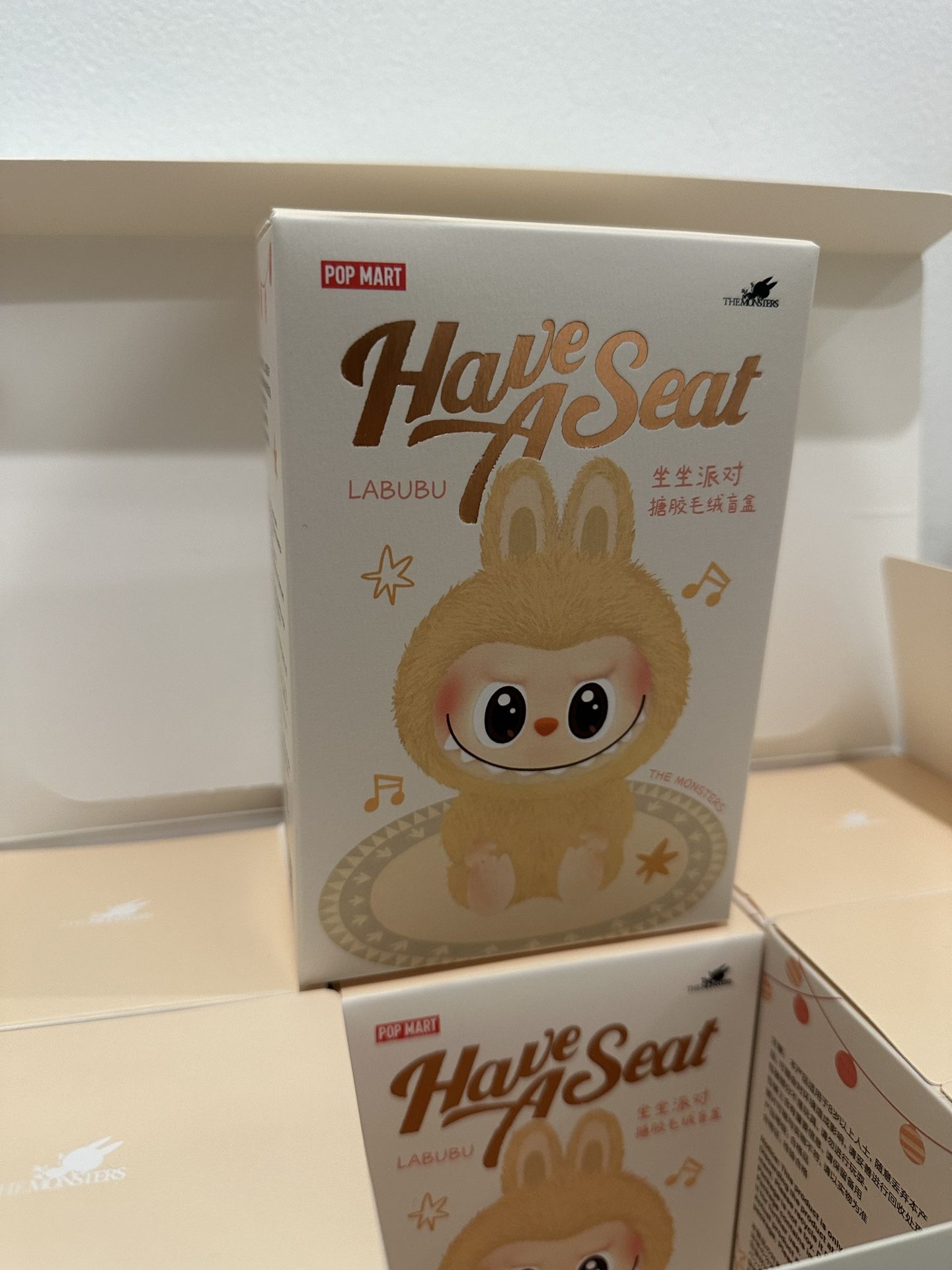 POPMART LABUBU HAVE A SEAT AND MACARON