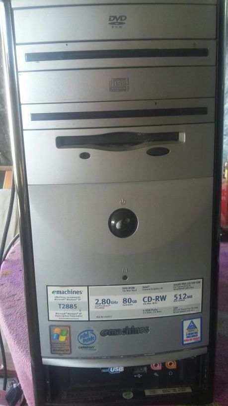 EMACHINES T2885 Computer tower