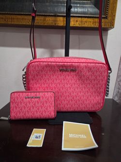 Michael Kors matching wallet and bag