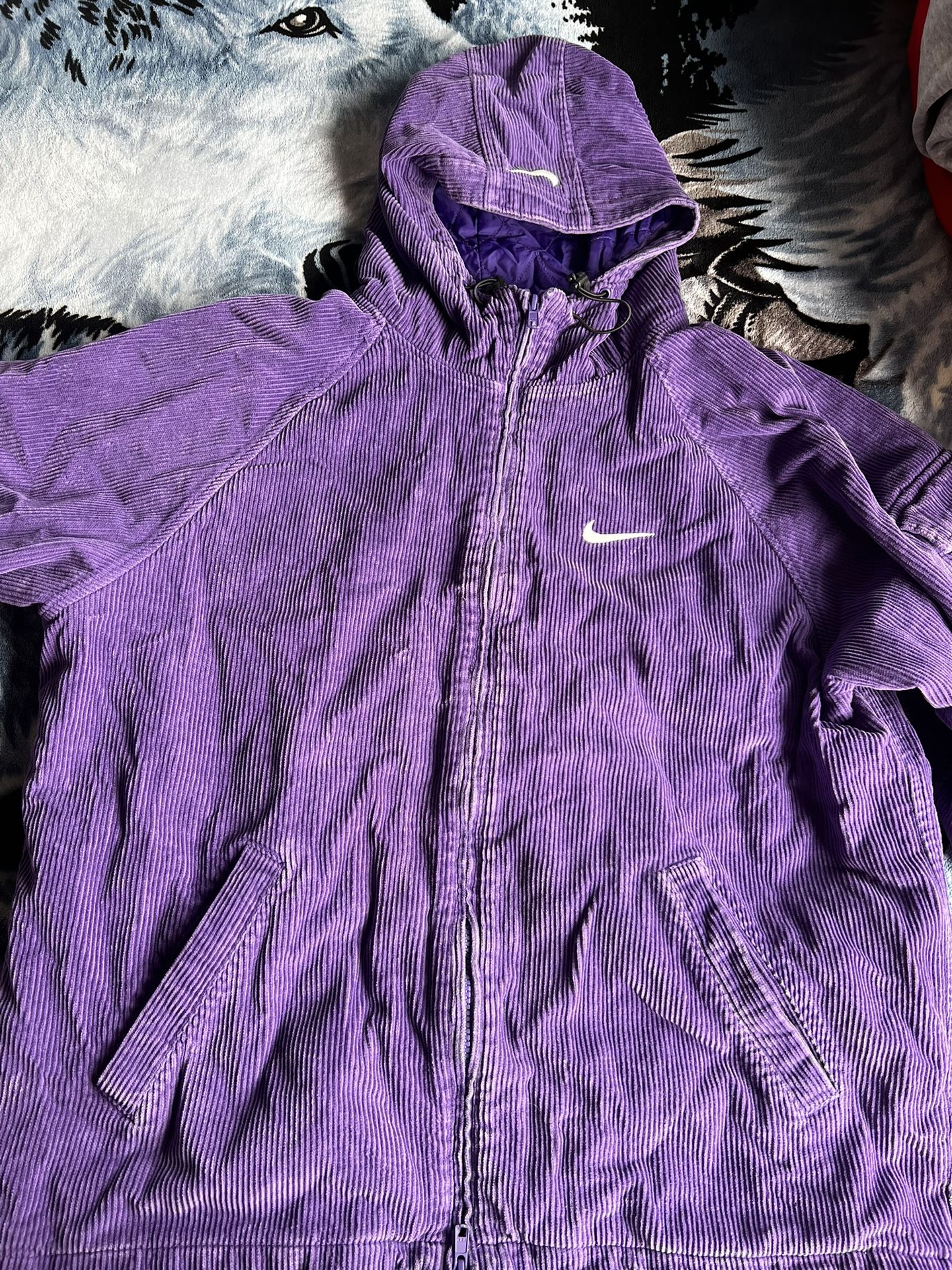 Supreme x Nike Arc Corduroy Hooded Jacket 