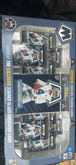 2025 Panini NFL Mosaic Costco Exclusive Factory Sealed Box i had 2 boxes and pulled extremely great cards. it’s awesome boxes Go Panini