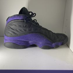 Jordan Air Jordan 13 Black Purple Mid Top Men's Sneakers