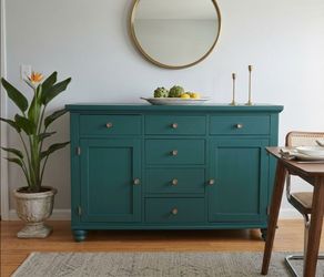 Refinished Credenza / Buffet / Coffee Bar - "DragonFly"