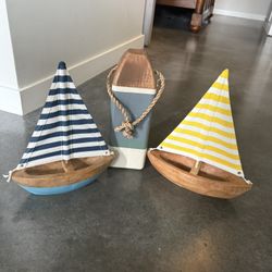 Sailboat and buoy Home Decoration Decor