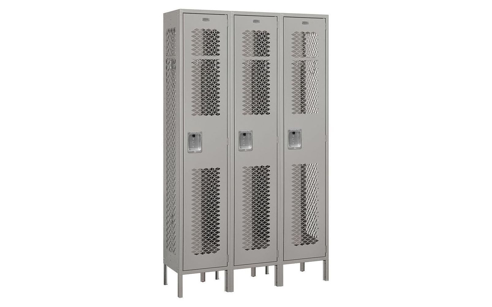 Salsbury Single Tier Vented Metal Locker - Gray