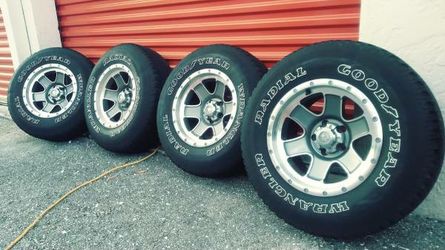 WHEELS &Rims Ultra Motor Sports Rims and GOOD YEAR radial Wrangler