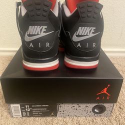Jordan 4 bred fake vs real 2019 sales