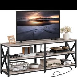 Yaheetech TV Stand with Power Outlet For Up To 70" TV
