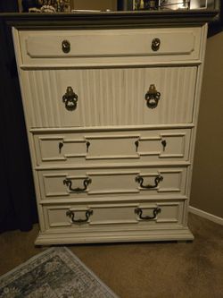 Vintage Tall Boy Dresser