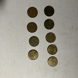Old chucks cheese coins