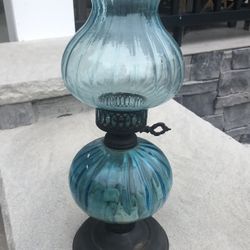 Vintage Antique Oil Lantern With Wick