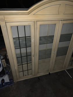 Vintage China Cabinet Display Case