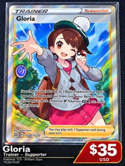 Pokémon TCG Gloria Trainer Supporter TG26/TG30