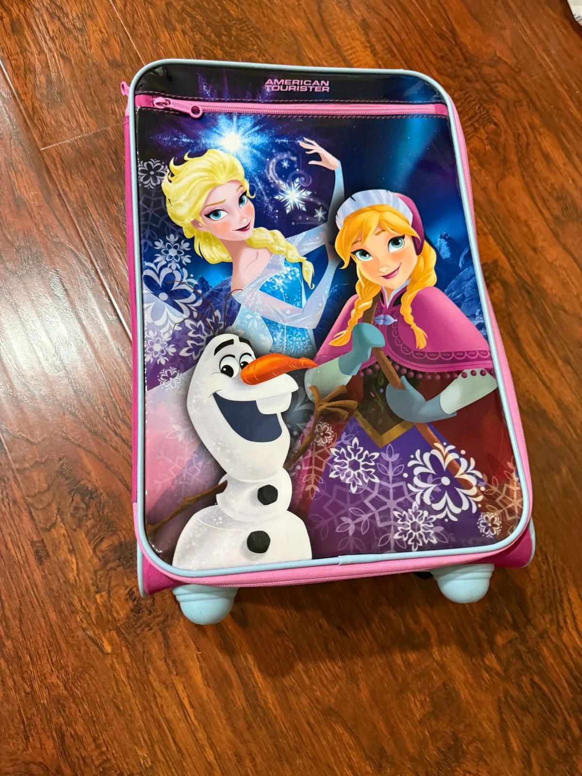 18 inch American tourister- Disney Princess - stroller bag/ suitcase/ carryon ,multi pocket ,upright