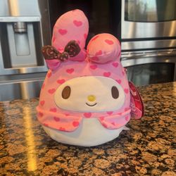 Hello kitty Squishmallows 8" My melodys.Valentine’s   2024 cvs edition .  