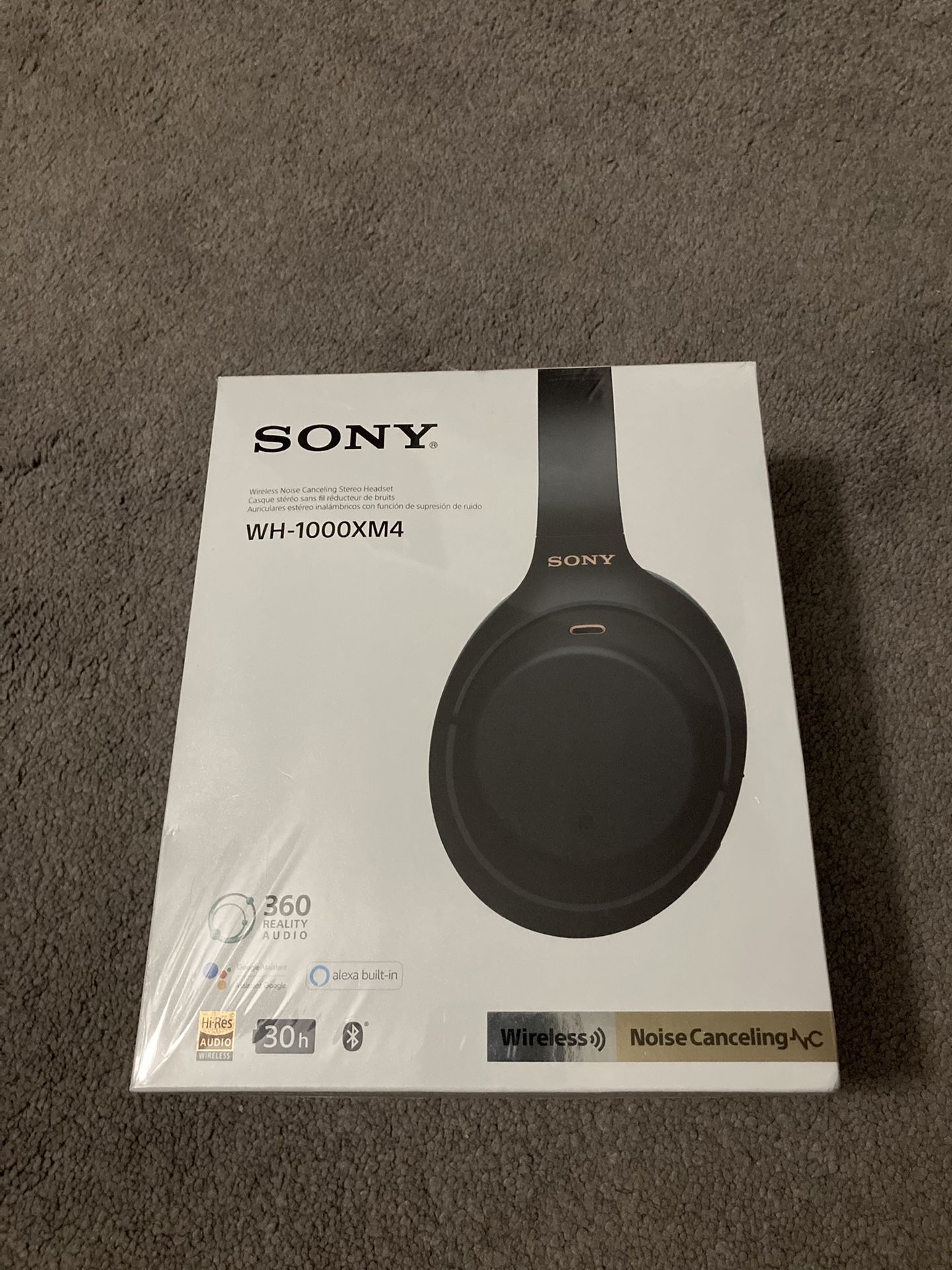 Sony WH-1000 XM4 Wireless Noise Cancelling Headphones Brand New Sealed