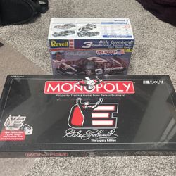 Dale Earnhardt Monopoly Game And 2001 Good wrench Model