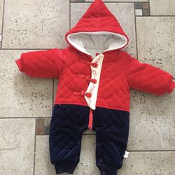 NWOT baby warm onesie coat size 12m