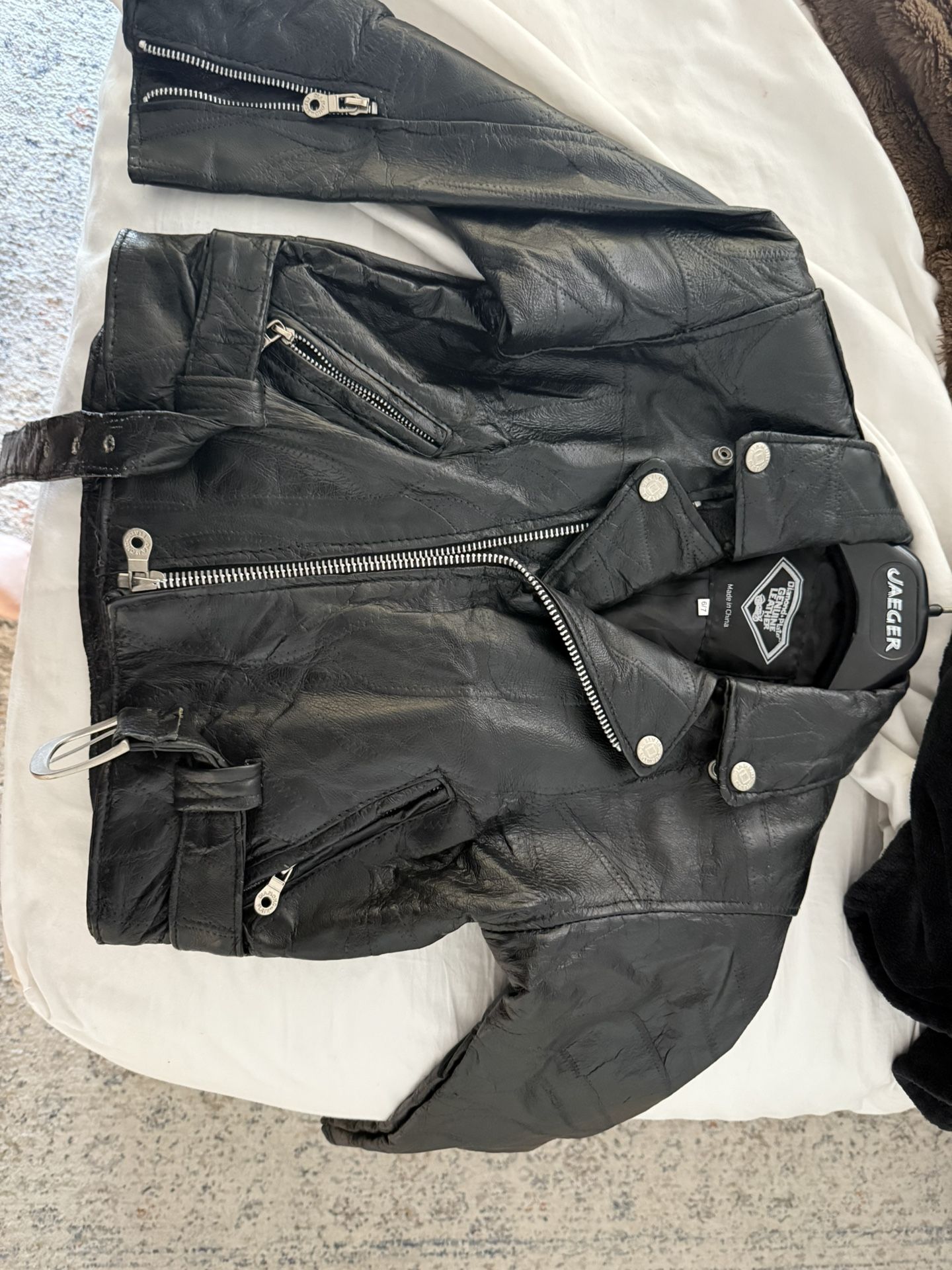 Genuine Leather Moto Jacket Women’s
