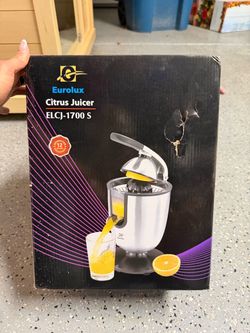 NEW Eurolux Electric Citrus Juicer ELCJ-1700S