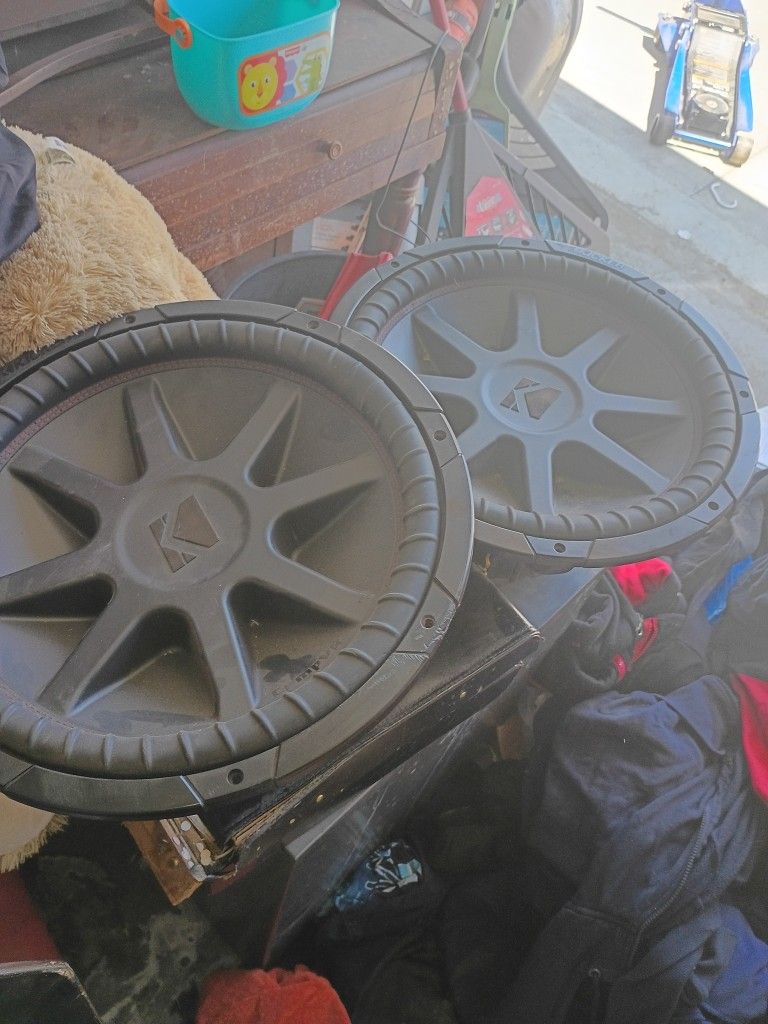 2 15 Inch Kicker Subwoofer