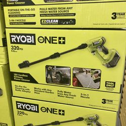 Pressure Washer.  18v. 320PSI. See Photos For Details.  Brand New In Factory Sealed Boxs. $75 Each.