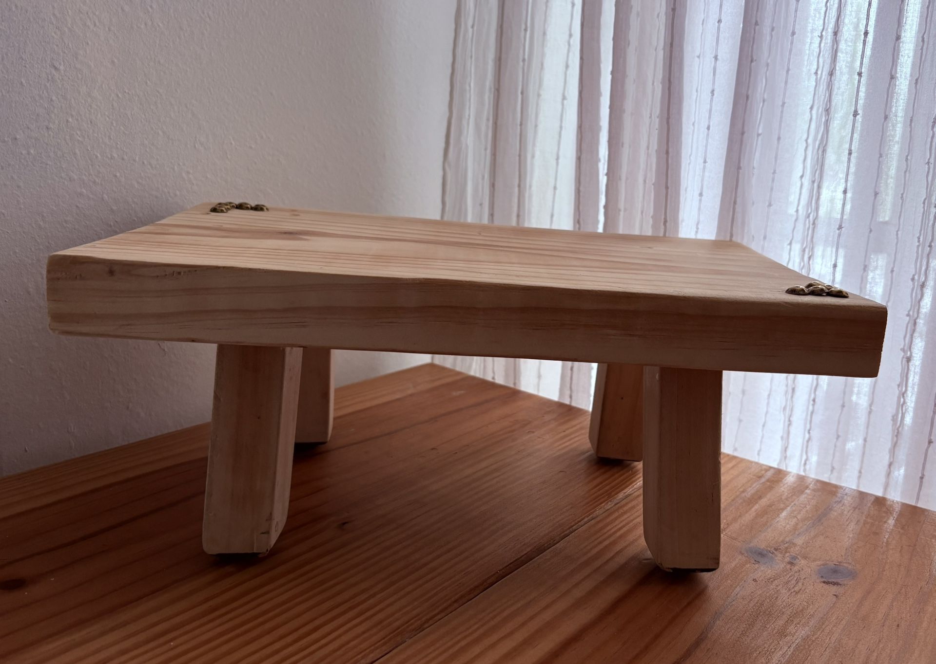 Tiny Wooden Plant Stand