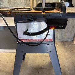 Craftsman  10” Table Saw 