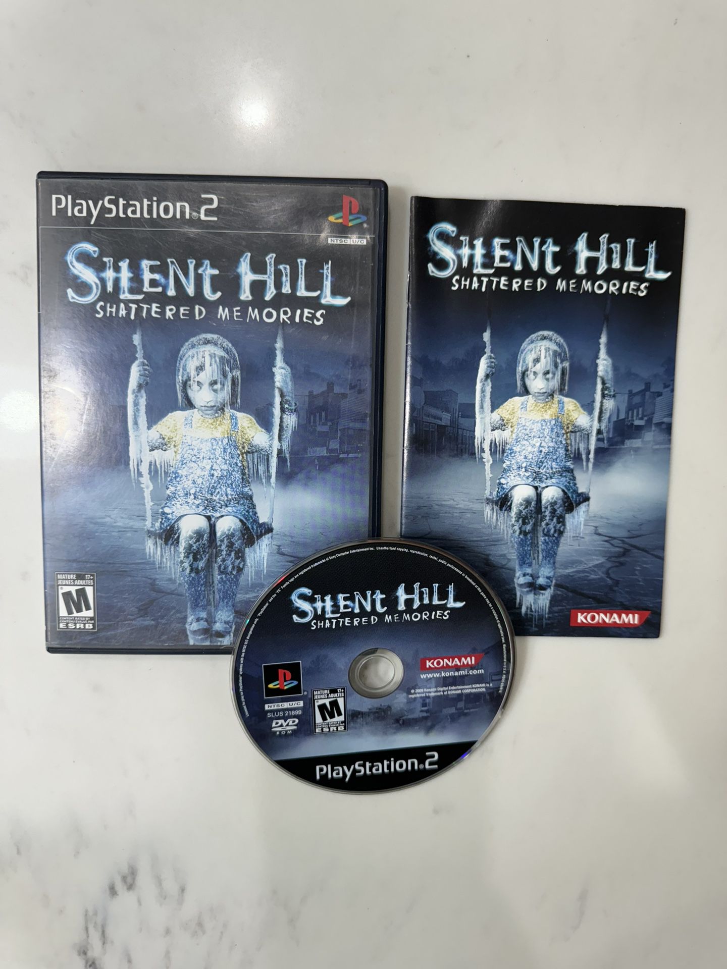 Silent Hill Shattered Memories Clean Disc for PlayStation 2 PS2 GAME