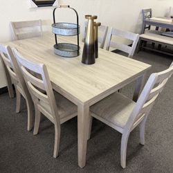 Dining Table With 6 Chairs 