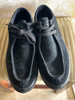 Vans Black Suede Lace-Up Shoes
