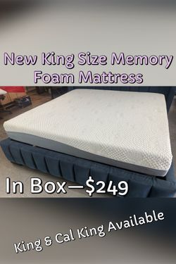 New King Size Memory Foam Mattress