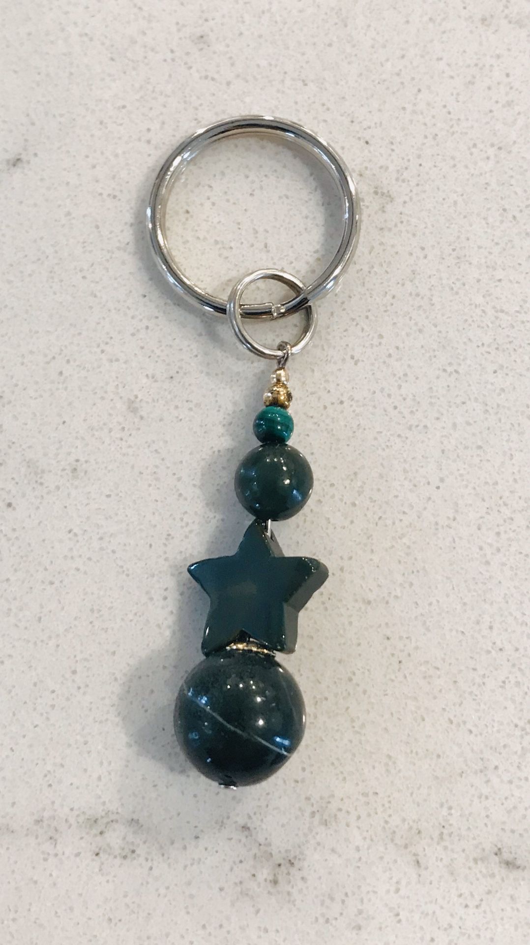 Bloodstone Keychain