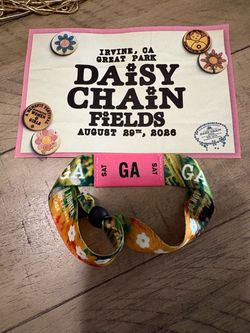Daisy Chain Fields GA Ticket Aug 29 Olivia Rodrigo KATSEYE