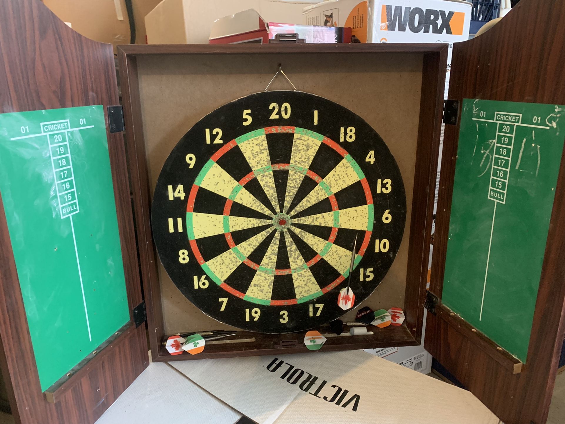 Dart Board Cabinet