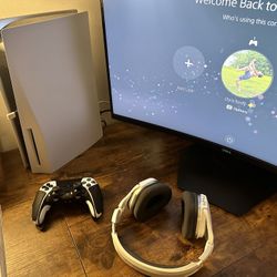 PlayStation 5 With Headset And Pro Controller 