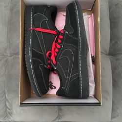 Nike Air Jordan 1 Low Travis Scott Black Phantom Size 12