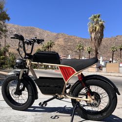✅ NEW-1500/2000W Watt Electric Ebike🚀40mph Top Speed, Fat Tire 20x4.0, Center Basket, 18ah Battery Incl (Blue Or Sand)