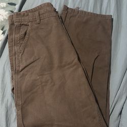 Brown H&M Relaxed Pants Size 29