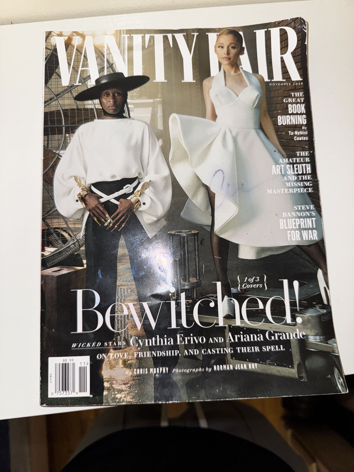 Vanity Fair magazine featuring Ariana Grande & Cynthia erivo