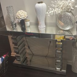Luxury Mirror And Sofa Table 