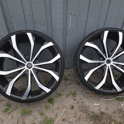 26 Inch Luxany Rims With Ties 