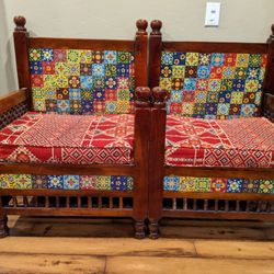 Armed Solid Wood Chairs